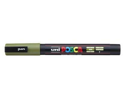 Akrylový fix Posca PC-3M 0,9 - 1,3 mm - 7 Khaki Green