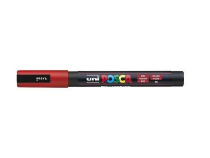Akrylový fix Posca PC-3M 0,9 - 1,3 mm - 15 Red