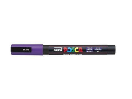 Akrylový fix Posca PC-3M 0,9 - 1,3 mm - 12 Violet