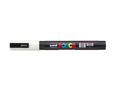 Akrylový fix Posca PC-3M 0,9 - 1,3 mm - 1 White