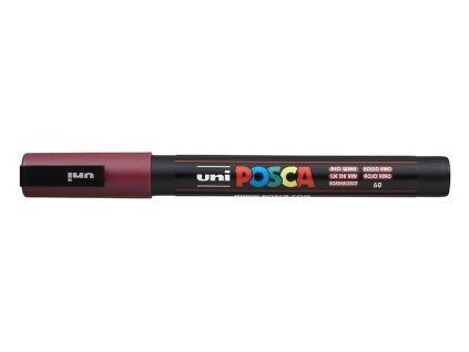 Akrylový fix Posca PC-3M 0,9 - 1,3 mm - 60 Red Wine