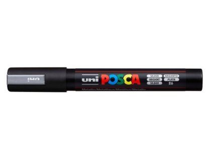 Akrylový fix Posca PC-5M 1,8 - 2,5 mm - 26 Silver