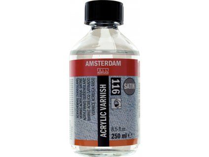 Saténový lak pro akrylové barvy 250 ml