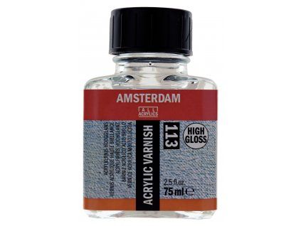 Vysoce lesklý lak pro akrylové barvy Amsterdam 75 ml