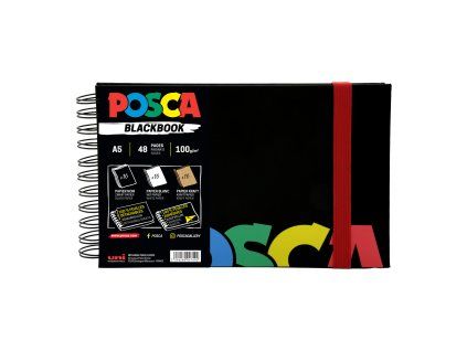 Posca Skicák v pevné kroužkové vazbě A5, 100g, 48 listů
