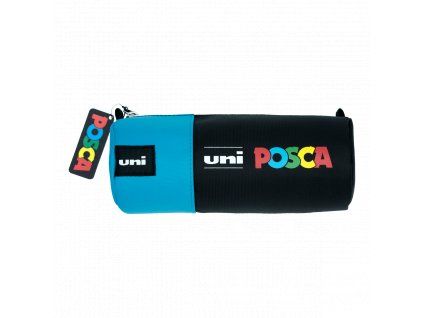 Penál Posca modro černý