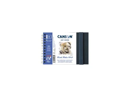 63700 skicar canson mixed media artist art book a5 28 listu 300 g