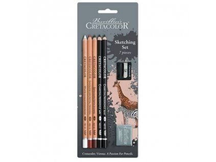 Cretacolor Sketching Set (7 ks pomůcek v blistru)