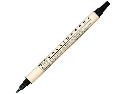 Kuretake ZIG Calligraphy oboustranný fix černý