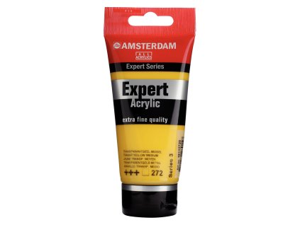 Akrylová barva Amsterdam Expert - 272 Transparent Yellow Medium (Objem 75 ml)