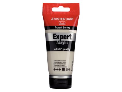 Akrylová barva Amsterdam Expert - 290 Titanium Buff Deep (Objem 75 ml)