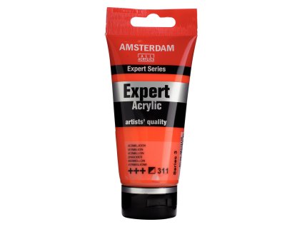 Akrylová barva Amsterdam Expert - 311 Vermilion (Objem 75 ml)