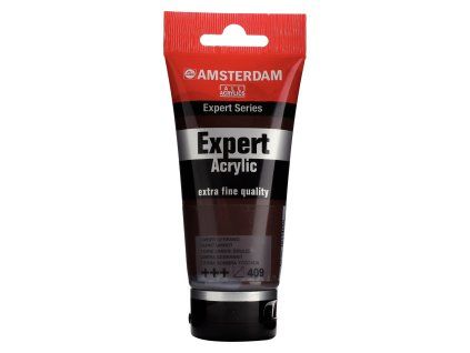 Akrylová barva Amsterdam Expert - 409 Burnt Umber (Objem 75 ml)