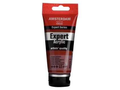 Akrylová barva Amsterdam Expert - 411 Burnt Sienna (Objem 75 ml)
