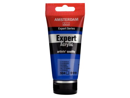 Akrylová barva Amsterdam Expert - 504 Ultramarine (Objem 75 ml)