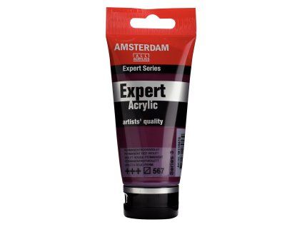 Akrylová barva Amsterdam Expert - 567 Permanent Red Violet