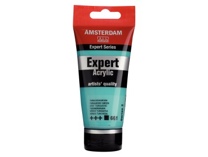 Akrylová barva Amsterdam Expert - 661 Turquoise Green (Objem 75 ml)