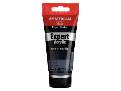 Akrylová barva Amsterdam Expert - 735 Oxide Black (Objem 75 ml)