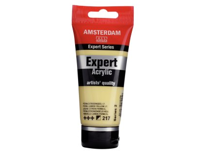 Akrylová barva Amsterdam Expert - 217 Permanent Yellow Lemon (Objem 75 ml)