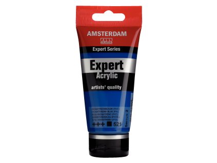 Akrylová barva Amsterdam Expert - 521 Indanthrene Blue (Phthalo) (Objem 75 ml)