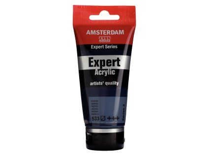 Akrylová barva Amsterdam Expert - 533 Indigo (Objem 75 ml)