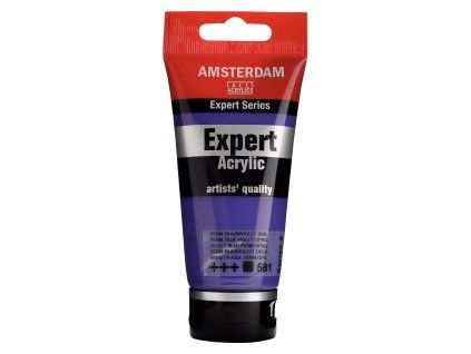 Akrylová barva Amsterdam Expert - 581 Permanent Blue Violet Opaque (Objem 75 ml)