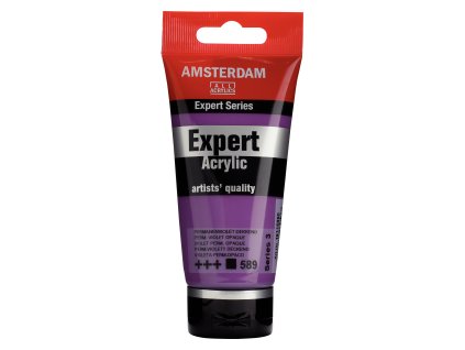 Akrylová barva Amsterdam Expert - 589 Permanent Violet Opaque (Objem 75 ml)