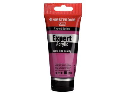 Akrylová barva Amsterdam Expert - 590 Permanent Red Violet Opaque