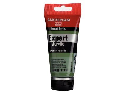 Akrylová barva Amsterdam Expert - 668 Chromium Oxide Green