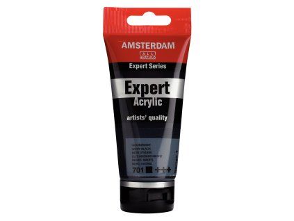 Akrylová barva Amsterdam Expert - 701 Ivory Black (Objem 75 ml)