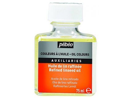Rafinovaný lněný olej pro olejové barvy 75 ml