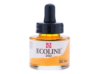 32196 akvarelovy inkoust ecoline 202 deep yellow