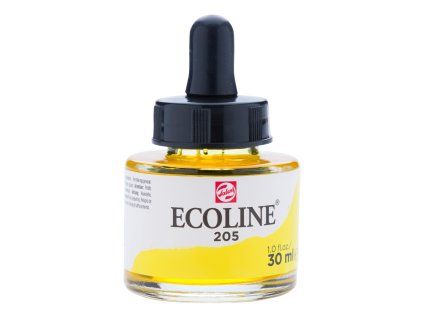32199 akvarelovy inkoust ecoline 205 lemon yellow primary