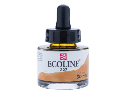 32205 akvarelovy inkoust ecoline 227 yellow ochre
