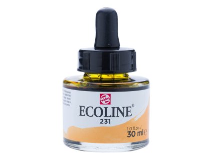32208 akvarelovy inkoust ecoline 231 gold ochre