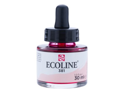 32250 akvarelovy inkoust ecoline 381 pastel red