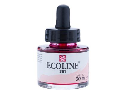 Akvarelový inkoust Ecoline - 381 Pastel Red
