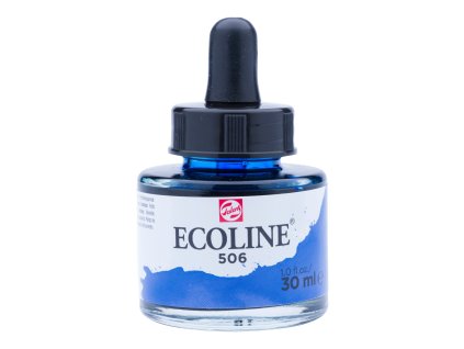 32280 akvarelovy inkoust ecoline 506 ultramarine deep