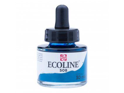 32286 akvarelovy inkoust ecoline 508 prussian blue