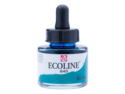 32322 akvarelovy inkoust ecoline 640 bluish green