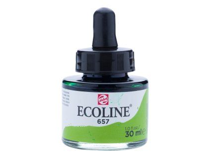32331 akvarelovy inkoust ecoline 657 bronze green