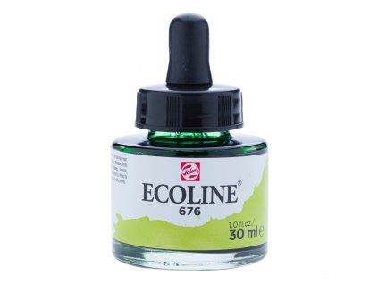 32343 akvarelovy inkoust ecoline 676 grass green