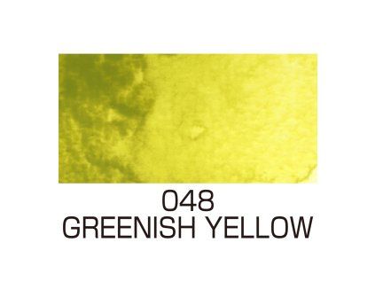 Akvarelová barva v pánvičce Gansai Tambi - 48 Greenish Yellow