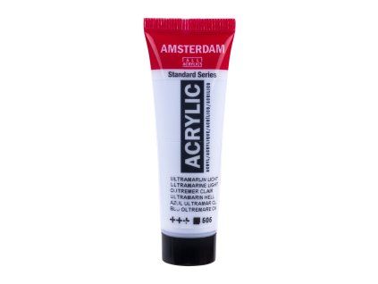 Akrylová barva Amsterdam Standard - 505 Ultramarine Light (Objem 20 ml)