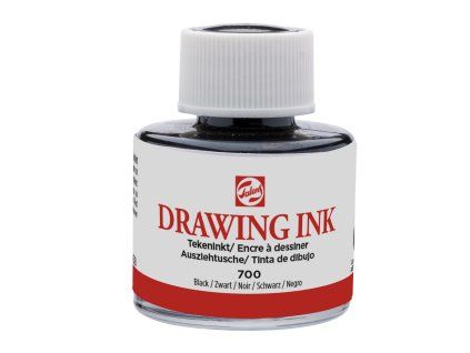 Černý voděodolný inkoust Talens 11ml