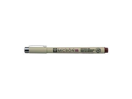 Sakura Pigma Micron - Burgundy (Tloušťka hrotu 05 (0,45 mm))
