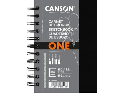 Canson Book Spiral Bound Short Side One