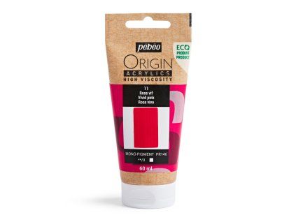 Akrylová barva Pébéo Origin Acrylics - 11 Vivid Pink (Objem 60 ml)