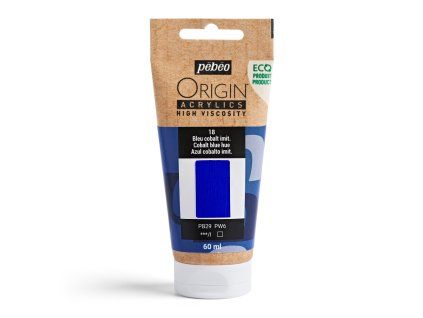 Akrylová barva Pébéo Origin Acrylics - 18 Cobalt Blue Hue