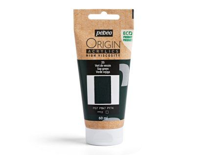 Akrylová barva Pébéo Origin Acrylics - 25 Sap Green